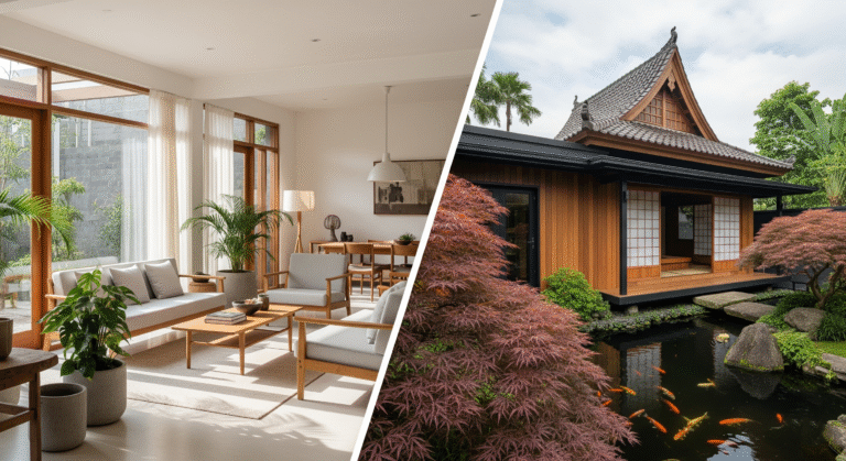 japandi interior design - japandi house - rumah bergaya jepang