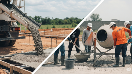 beton ready mix adalah - beton site mix - jenis beton