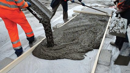 campuran beton - campuran beton cor - komposisi campuran beton SNI