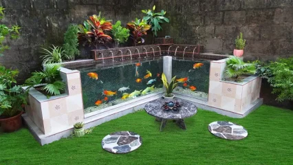 taman rumah minimalis sederhana - taman belakang rumah - taman depan rumah